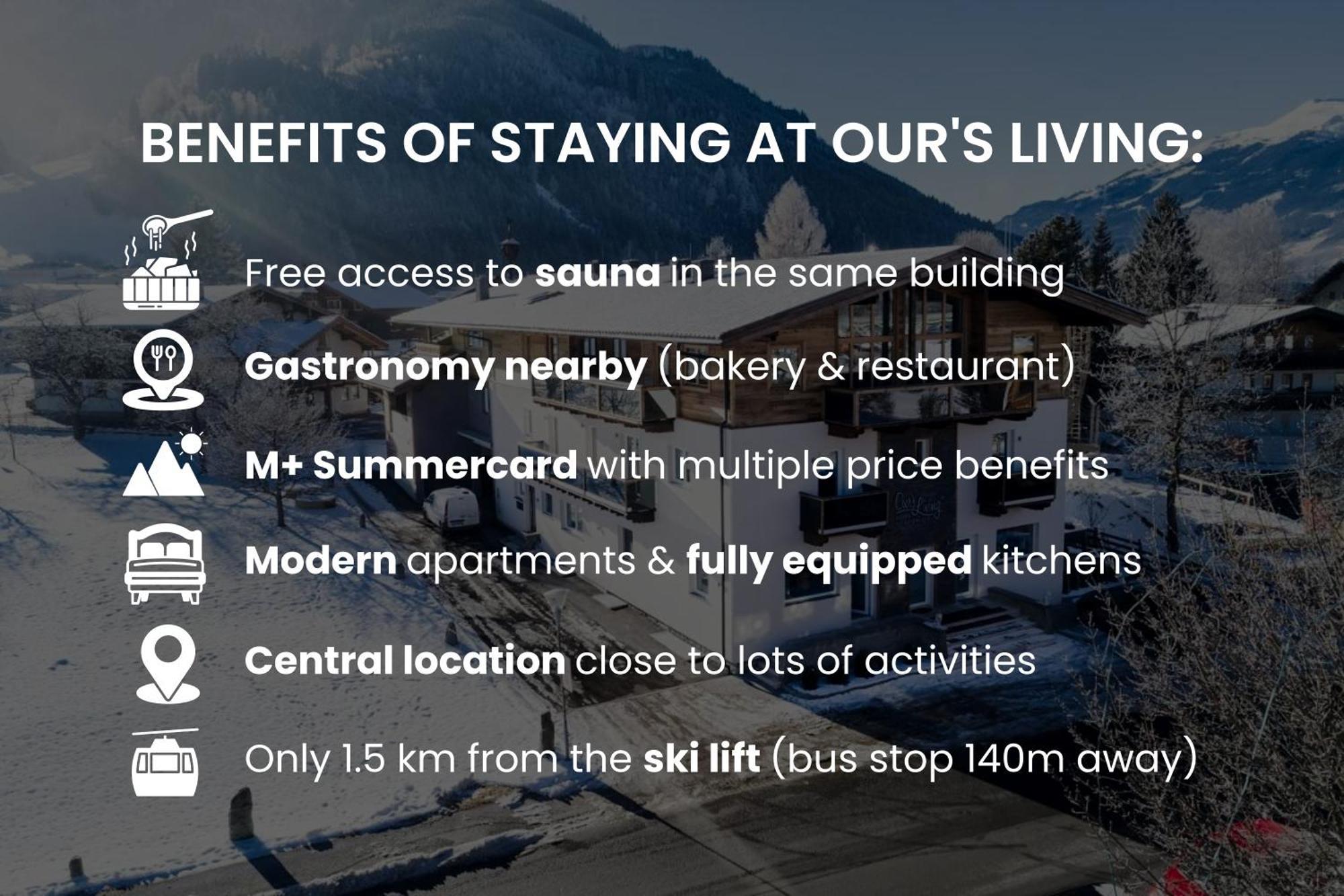 Our's Living - With Sauna & Summercard Near Kitzbueheler Alpen Lift