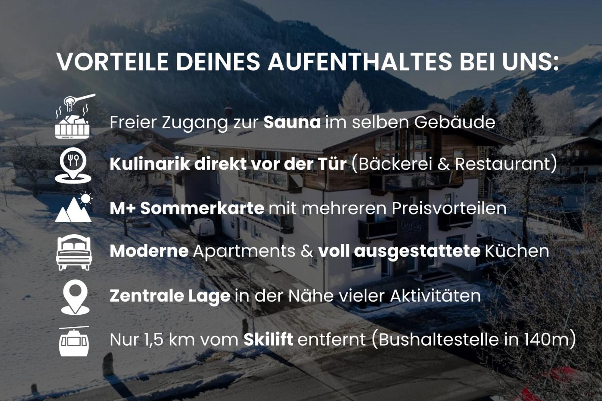 Our's Living - With Sauna & Summercard Near Kitzbueheler Alpen Lift Apartment
